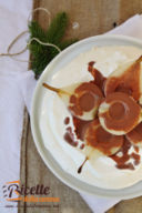 Pavlova alle pere e cioccolato
