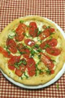 Pizza con bufala, San Marzano e limone