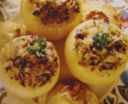Cipolle ripiene di funghi