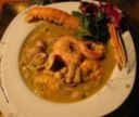 Passato di ceci con scampi e vongole