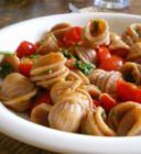 Orecchiette con rucola e pomodoro