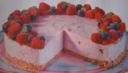 Cheesecake rosa