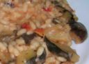Tortino di riso e melanzane