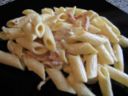 Penne cremose con pancetta