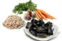 Zuppa di fagioli e cozze