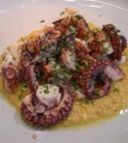 Polipo con salsa di limone