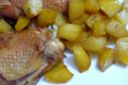 Pollo al forno con patate