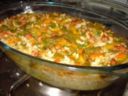 Risotto con salsiccia e peperoni