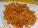 Fusilli al ragù di pancetta e ricotta