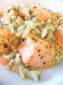 Risotto al salmone