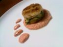 Sandwich caldo con rucola e provola affumicata