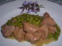 Spezzatino di tacchino con piselli