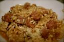 Risotto salsiccia e trevisana