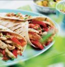 Fajitas di pollo marinato