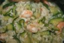Risotto zucchine e gamberetti