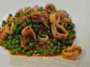 Calamari con i piselli