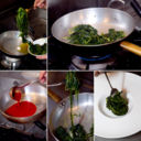 Cenone di Natale alla romana. Cicoria al pomodoro veloce