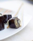 Cucina vegetariana. Non-sushi di melanzane e stupisci i tuoi amici