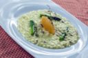 5 cose da fare con gli asparagi. Risotto, taleggio, speck e composta di frutta