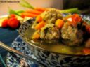 Polpette in brodo con verdure fresche