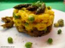 Anelletti allo zafferano con verdure primaverili