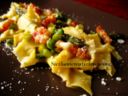 Maltagliati con asparagi, pancetta e pecorino