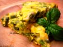 Frittata al forno di piselli e fagiolini