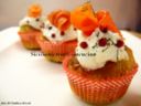 Cupcakes al salmone affumicato e pepe rosa
