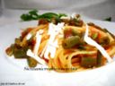 Pasta con fagiolini, pomodori e ricotta salata