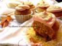 Cupcake speziati di zucca e mandorle al mascarpone