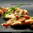 Pollo in salsa cremosa di funghi e pancetta