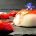 Panna cotta di latte di bufala alle 5 spezie con coulis di fragole e zenzero