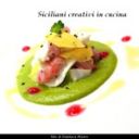 Millefoglie di mozzarella di bufala, mango, gamberi al ribes e crema di piselli
