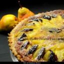 Crostata alle pere, prugne e crema cotta