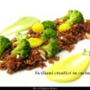 Riso rosso con broccoletti al vapore e uova di quaglia