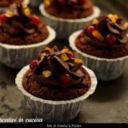 Cupcake al cioccolato fondente e arance di Sicilia