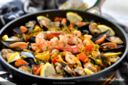 Paella ai frutti di mare (paella de mariscos)