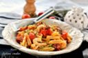 Pasta con gamberi, pomodori Pachino e pistacchio