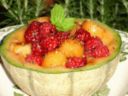 Ricetta: Lamponi nel melone