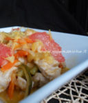 Pollo allo zenzero e pompelmo rosa