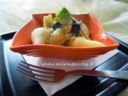 Conchiglioni broccoli olive nere e nocciole