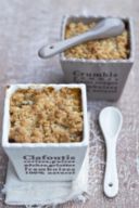 Crumble di pere allo zenzero