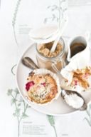 Muffin ricotta e lamponi