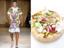 GIVENCHY PE 2012 / PIZZA BIANCA CON VERDURE E TONNO