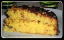 Torta Paradiso con crema pasticcera e copertura al cioccolato