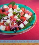 Insalata di anguria, feta e menta