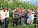 Circa 200 frutticoltori, oggi, presso l'azienda Maso Maiano a Cles
