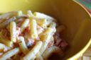 Maccheroncini panna e salmone