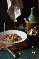 RISOTTO AL BARBERA E FUNGHI PORCINI SECCHI