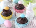 Cupcakes di Pasqua al cioccolato fondente